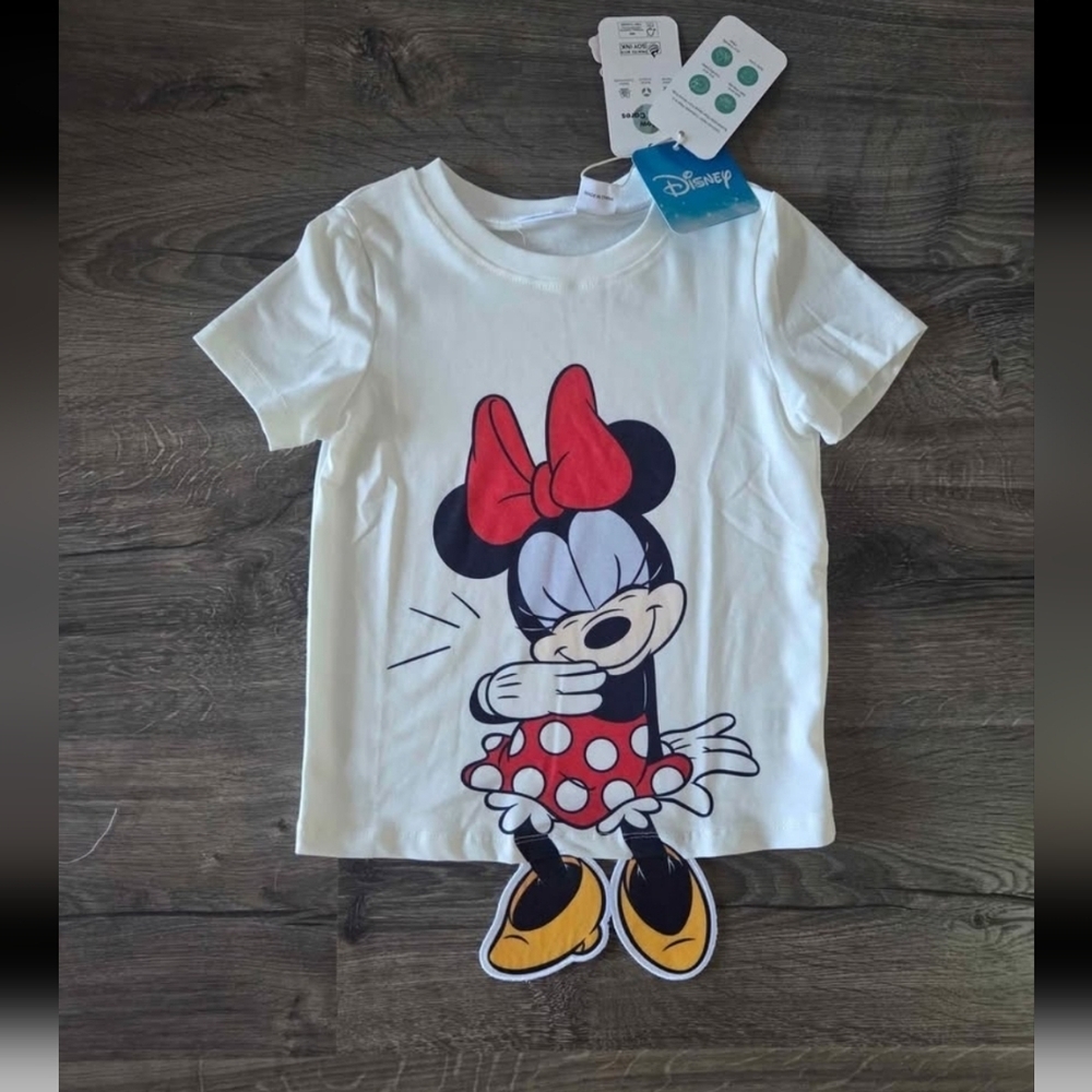 Girls Minnie Mouse shirt size 4/5 NWT